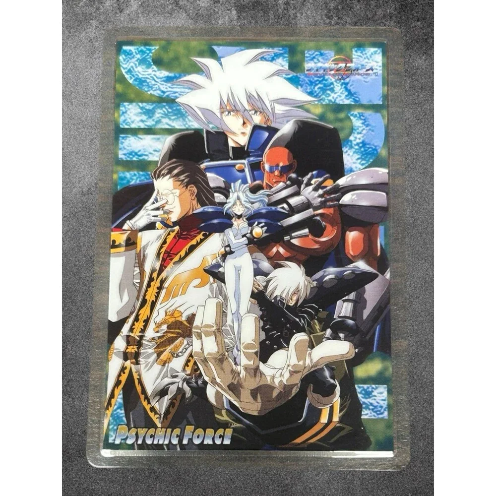 1996 Taito Psychic Force Trading Card COLLECTION No.004 Group Art Keith Wong